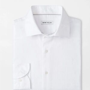 Peter Millar Classic White Dress Shirt SZ:L